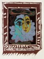 Mujer con sombrero 1921 cubista Pablo Picasso